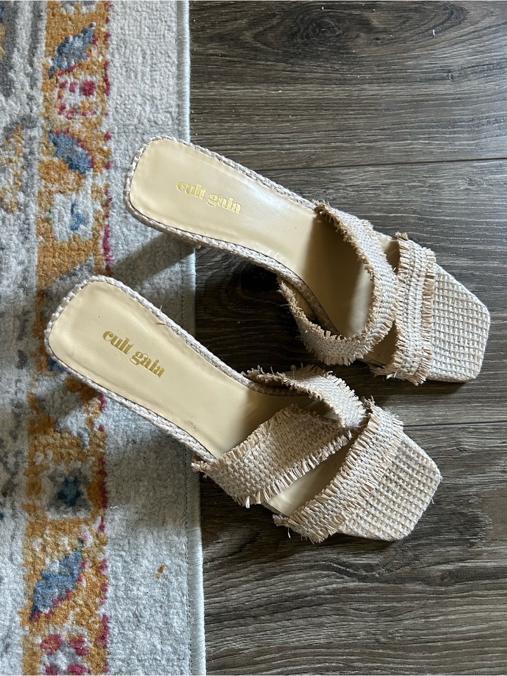 Cult Gaia Raffia Heeled sandals - Picture 6 of 10